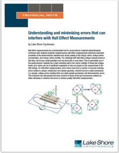 Tech Note Understanding Errors Hall Measurements