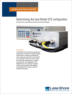 Determining the best Model 372 configuration